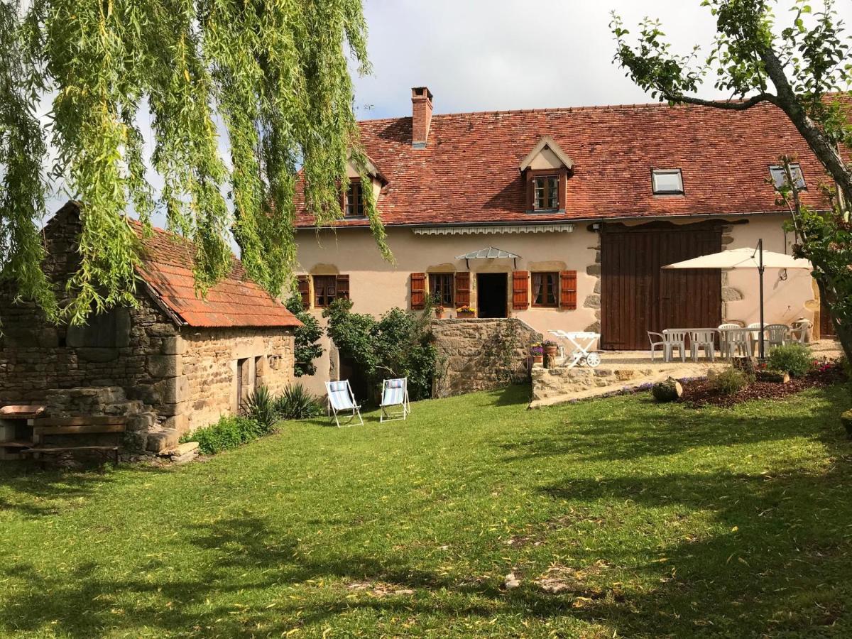 Gite Le Mur Magnifique Longere Au Bourgogne-Du-Sud Villa Oye Bagian luar foto