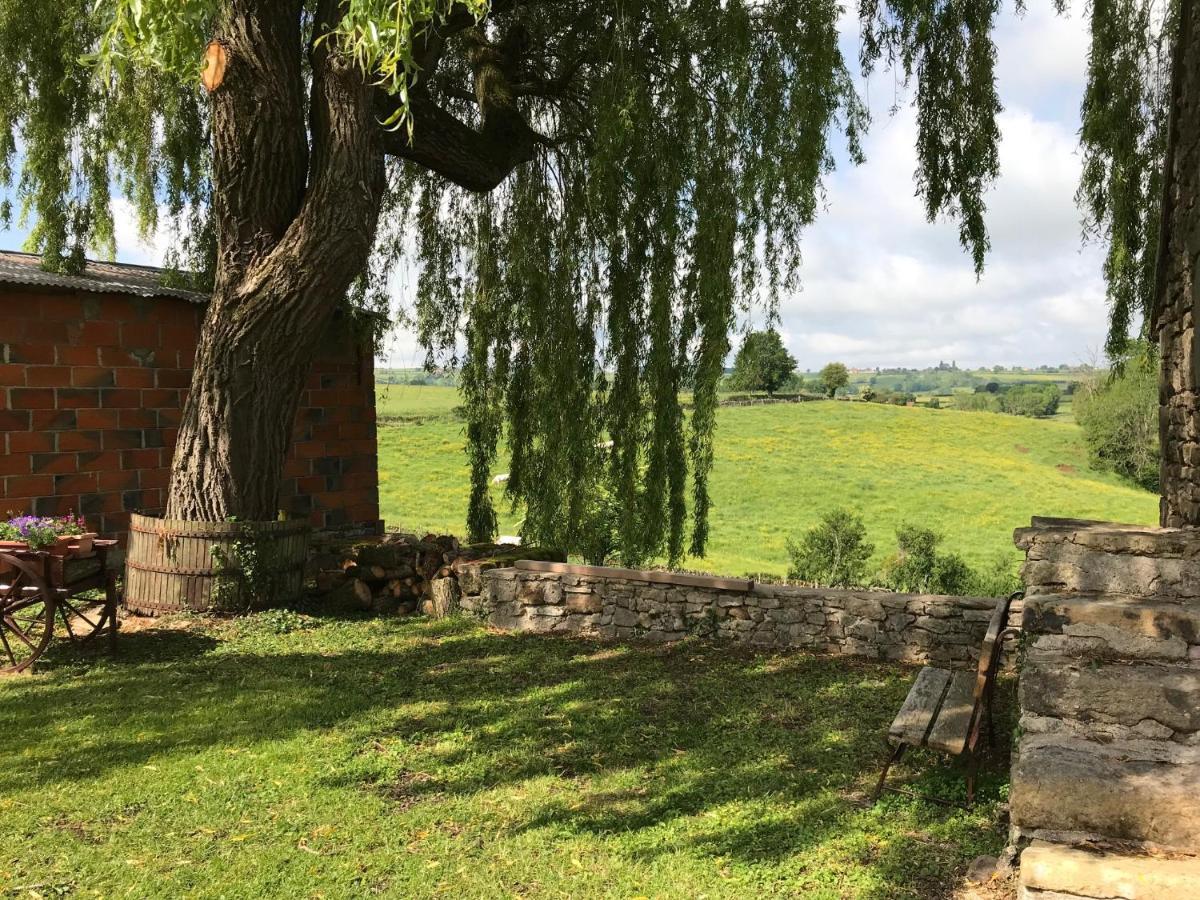 Gite Le Mur Magnifique Longere Au Bourgogne-Du-Sud Villa Oye Bagian luar foto